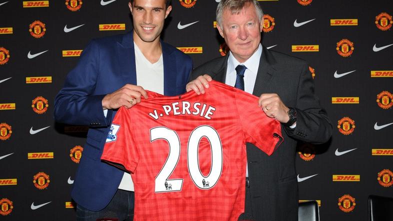 Robin van Persie Manchester United predstavitev Alex Ferguson