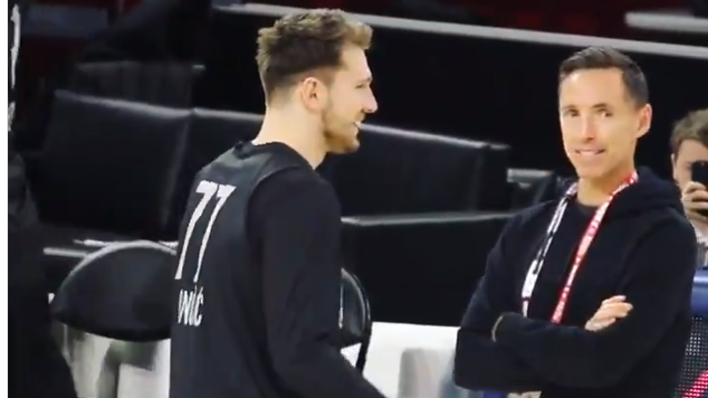 Luka Dončić in Steve Nash