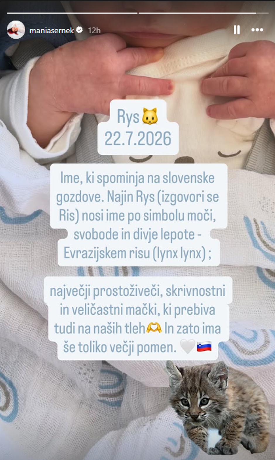 Manja Šernek | Avtor: Instagram