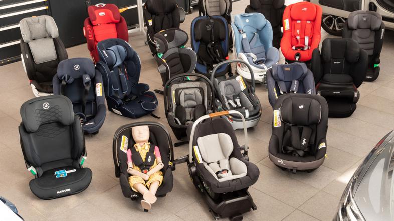 test otroških sedežev