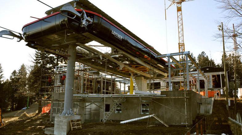 Na vrhu Pohorje bo potnike pričakala tudi nova zgornja postaja (Foto: Žurnal24)