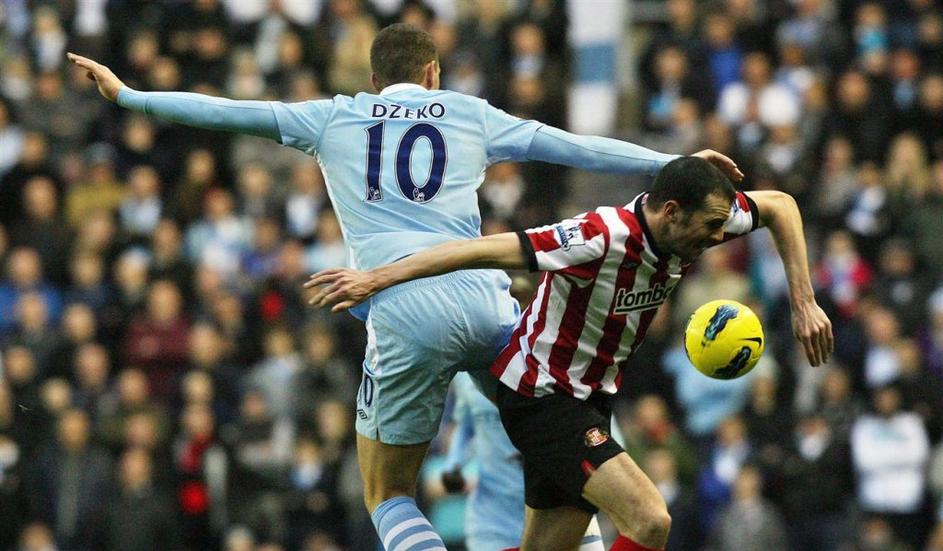 Džeko O'Shea Sunderland Manchester City Premier League Anglija angleška liga prv