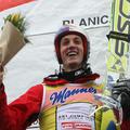 Gregor Schlierenzauer je v petek zmagal s poletom, dolgim 203 metre.