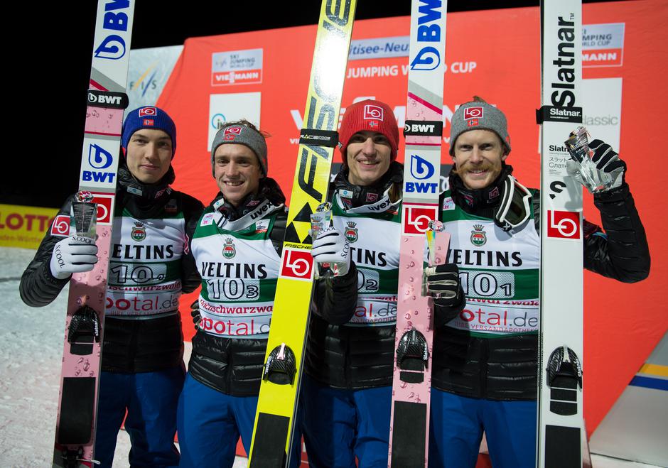 norveška skoki forfang fannemel tande johansson | Avtor: Epa