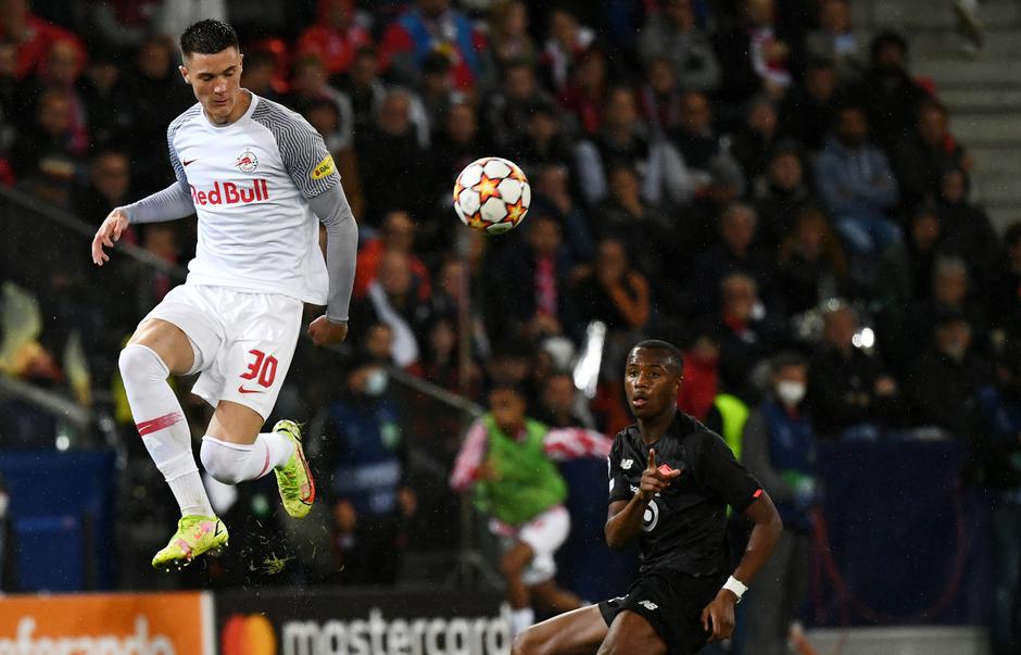 Benjamin Šeško Lille Salzburg | Avtor: Epa