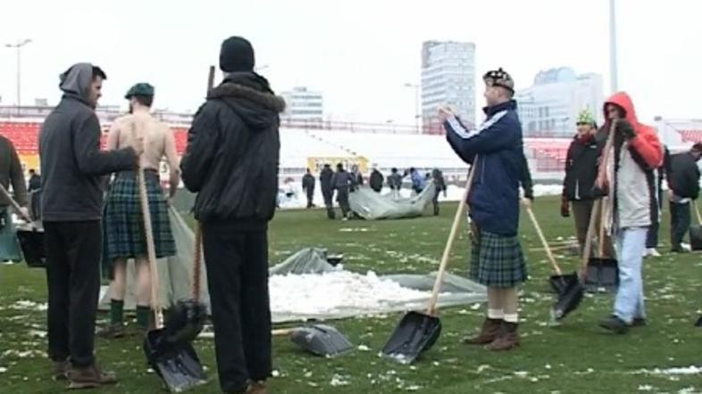 Srbija Škotska navijači kvalifikacije za SP 2014 Novi Sad Karađorđe stadion