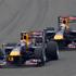 VN KItajske 2010 Šanghaj Vettel Webber Red Bull