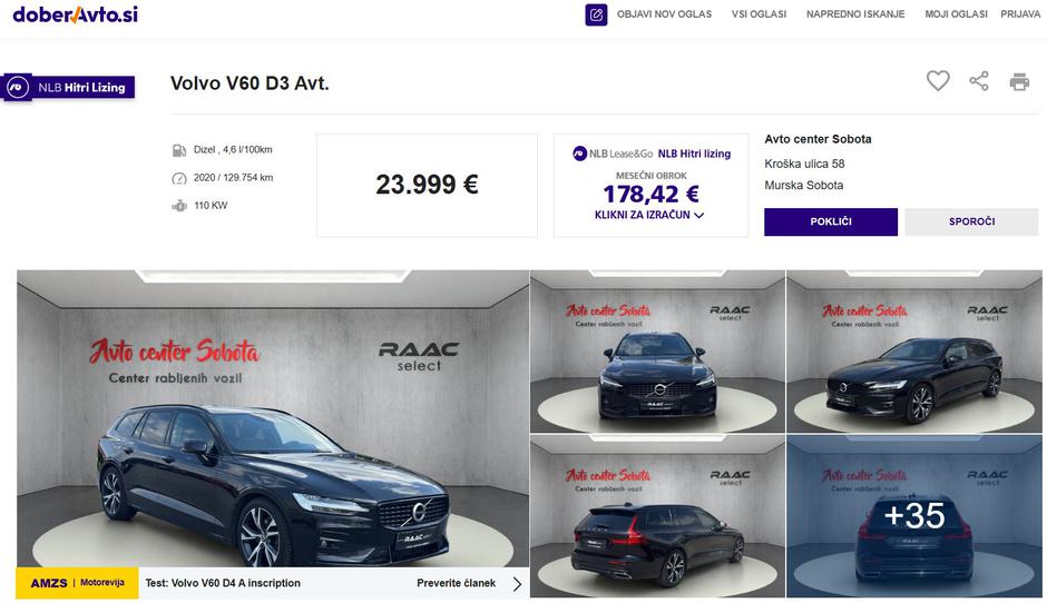 Oglasi za rabljena vozila na spletni strani DoberAvto | Avtor: Doberavto