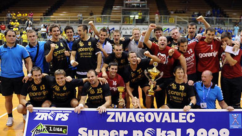 Rokometaši Gorenja so z zmago nad Trimom iz Trebnja osvojili superpokal.