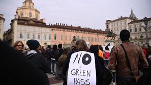 Italija, protesti zoper PCT