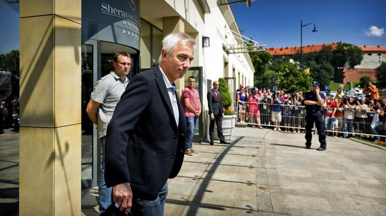 Van Marwijk Nizozemska hotel Sheraton Krakov Euro 2012