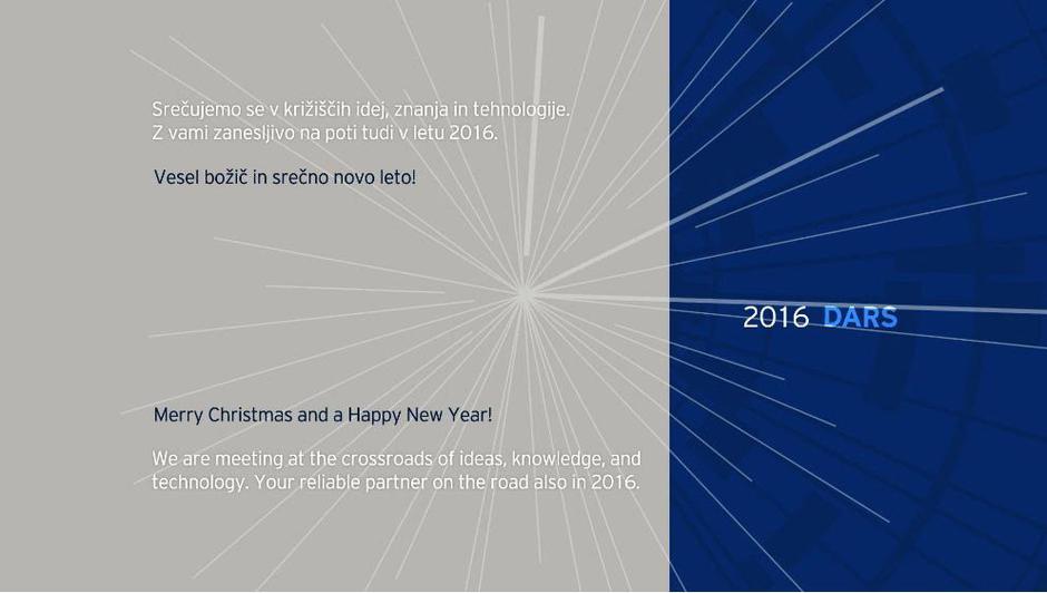 Voščilnice 2016 | Avtor: Dars