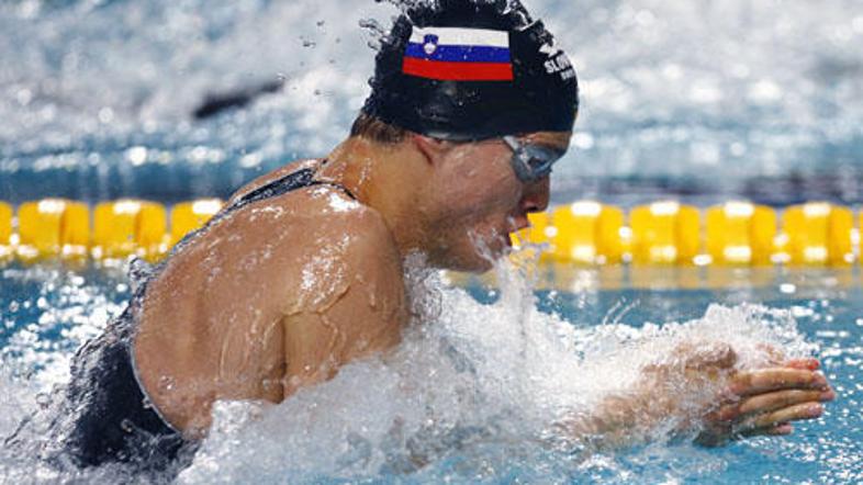 Matjaž Markič se je svetovnemu rekordu na 50 m prosto približal na 22 stotink.