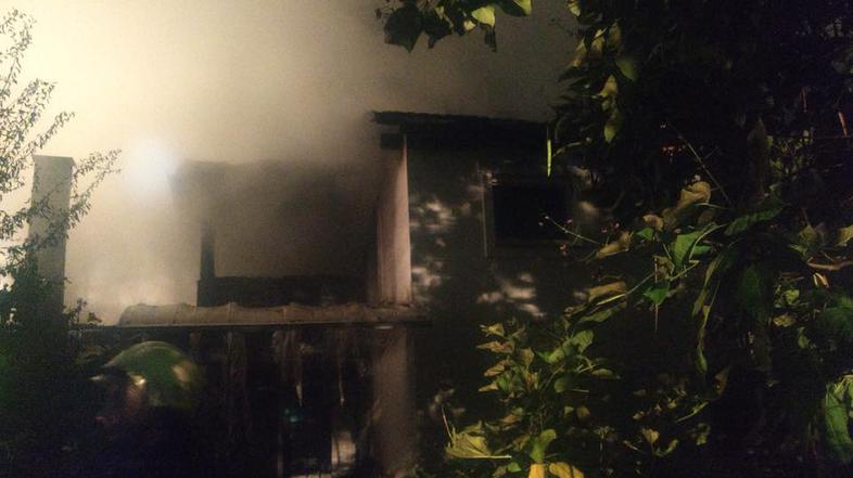 Požar hiše Lavrica