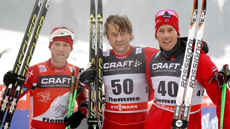 Petter Northug Martin Johnsrud Sundby Chris Jespersen