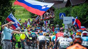 dirka po Sloveniji Posavje navijači