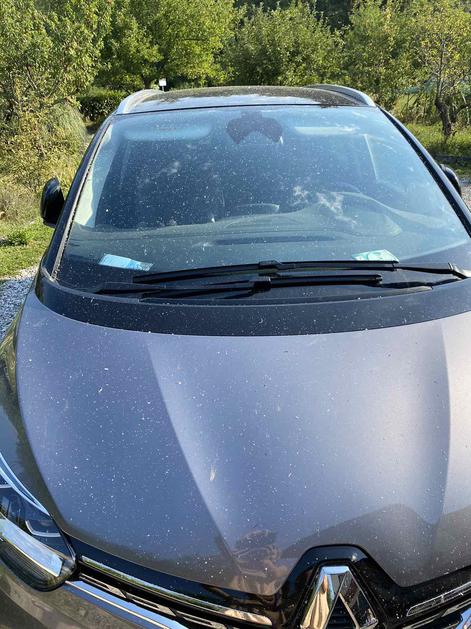 Avtomobil v Novi Gorici po požaru