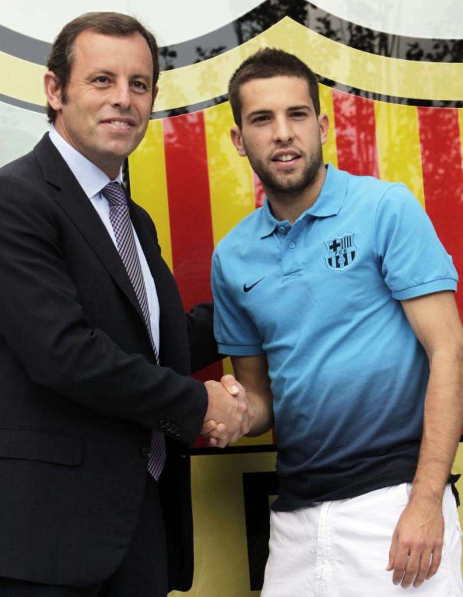 rosell jordi alba barcelona | Avtor: EPA