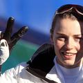 Tina je osvojeno medaljo posvetila tudi Petri Majdič. (Foto: www.alesfevzer.com)