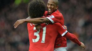 Marouane Fellaini, Ashley Young