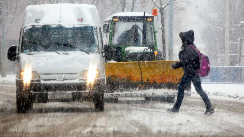 Zagreb je zajelo močno sneženje. (Foto: 24sata.hr)