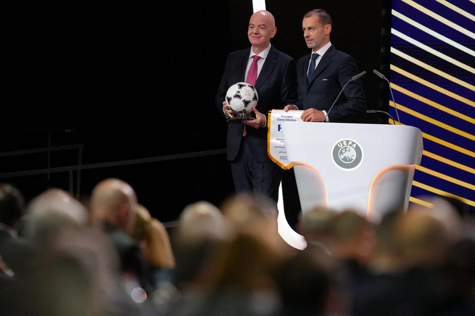 Aleksander Čeferin in Gianni Infantino | Avtor: Profimedia