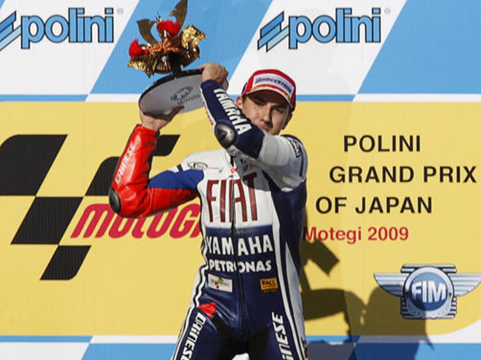 Jorge Lorenzo (Yamaha) je dobil svojo drugo dirko v motociklističnem razredu Mot