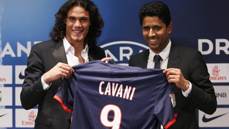 Nasser Al-Khelaifi edinson cavani