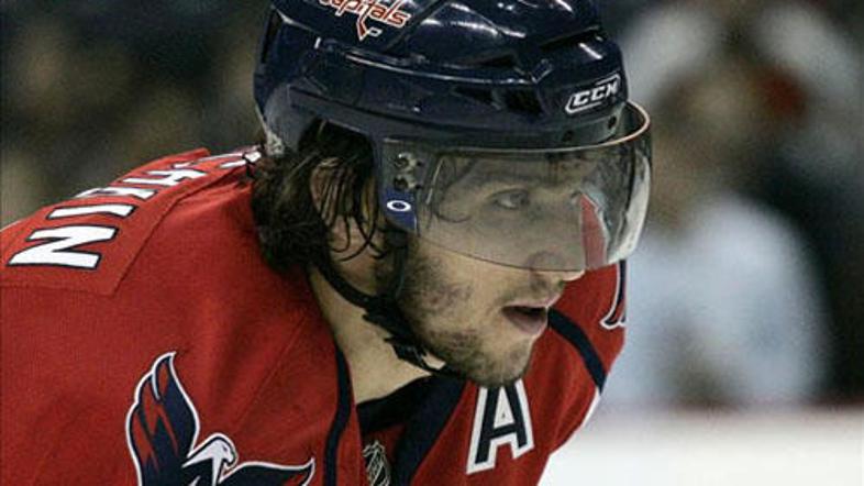 Aleks Ovečkin se je po poškodbi uspešno vrnil na ledene ploskve. Foto: Reuters