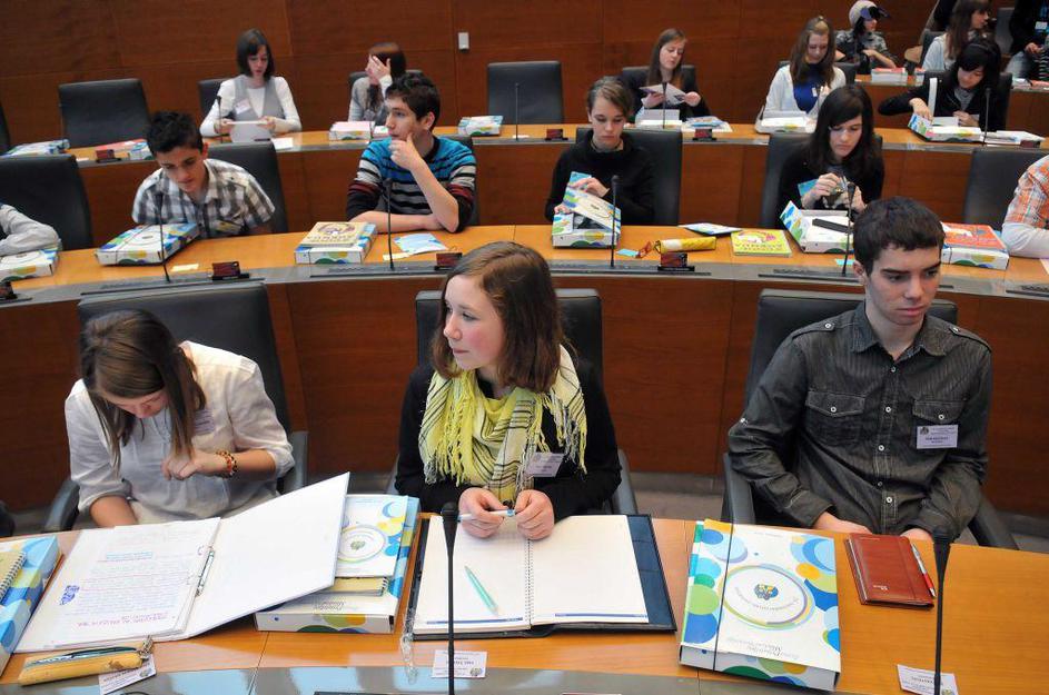 Mladi otroški parlament obisk