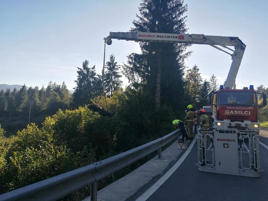 Nesreča pri Godoviču | Avtor: PGD Idrija