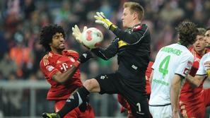 Ter Stegen Dante Bayern München Borussia Mönchengladbach 1. Bundesliga Nemčija l