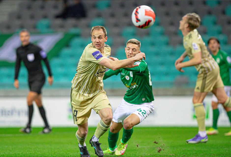 Olimpija : Mura | Avtor: Twitter/NŠ Mura