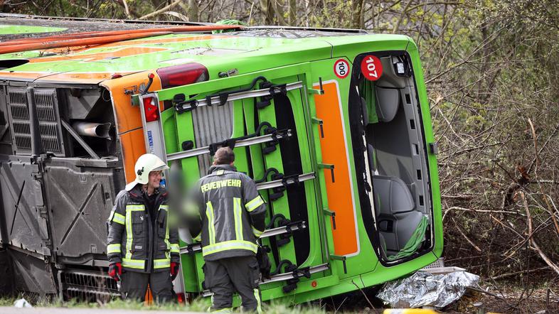 Nesreča avtobusa FlixBus v Nemčiji