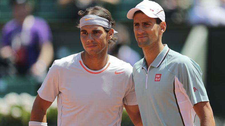 Novak Đoković Rafael Nadal OP Francije polfinale