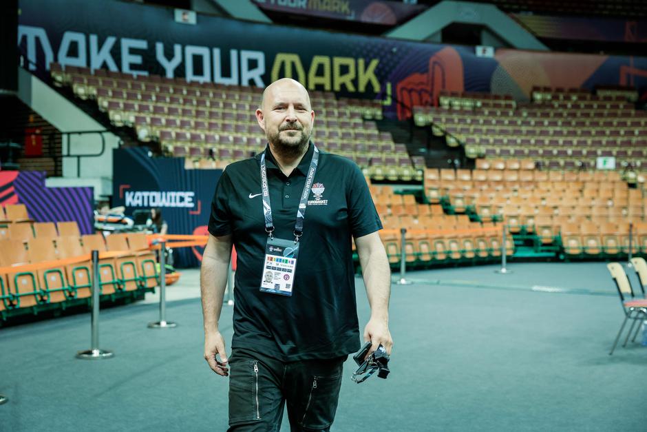 trening košarkarske reperezentance slovenije, eurobasket 2025, matej avanzo | Avtor: Saša Despot