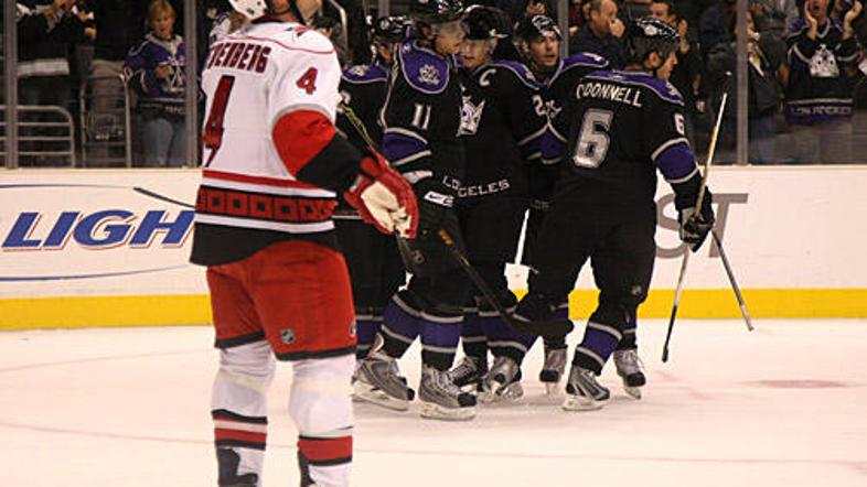 Veselje Kraljev po golu Dustina Browna.