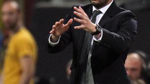 Guardiola AC Milan Barcelona Liga prvakov četrtfinale prva tekma San Siro