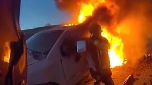 goreče vozilo avtocesta Mesa Phoenix