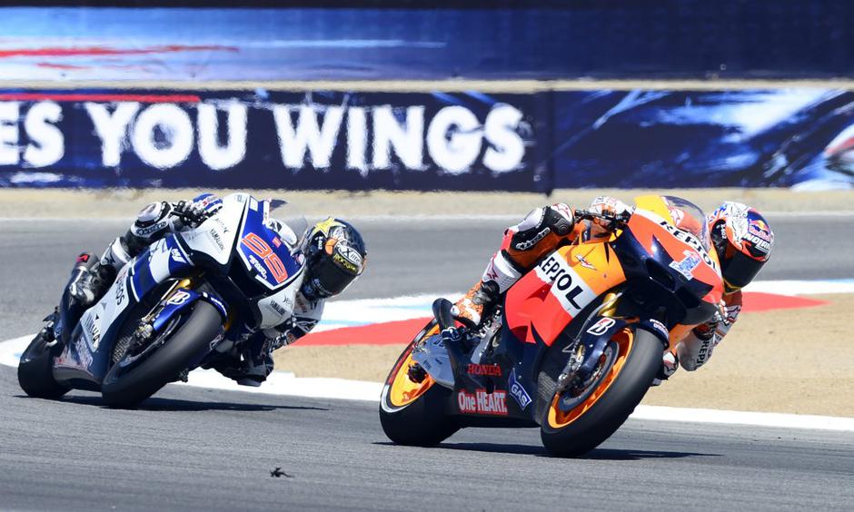 casey stoner jorge lorenzo laguna seca vn zda | Avtor: EPA