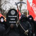 Volkswagen tovarna protesti