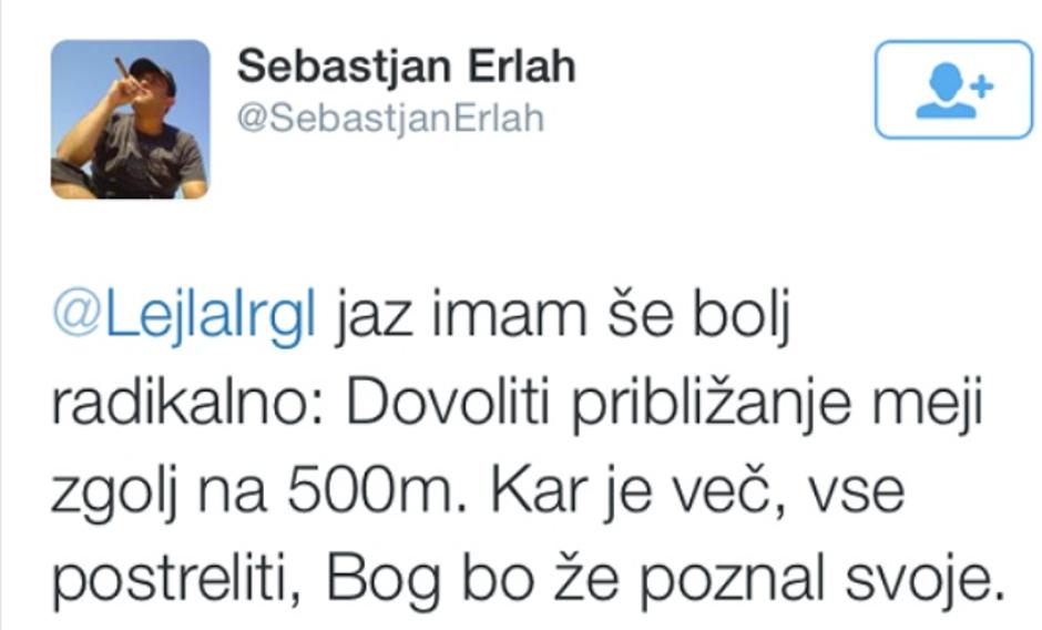 erlah tvit | Avtor: Reševalni pas/Twitter