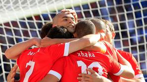 Derdiyok Xhaka Švica Nemčija prijateljska tekma Basel