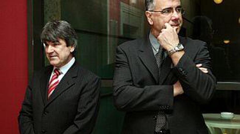 Anton Anderlič in Aurelio Juri (desno)