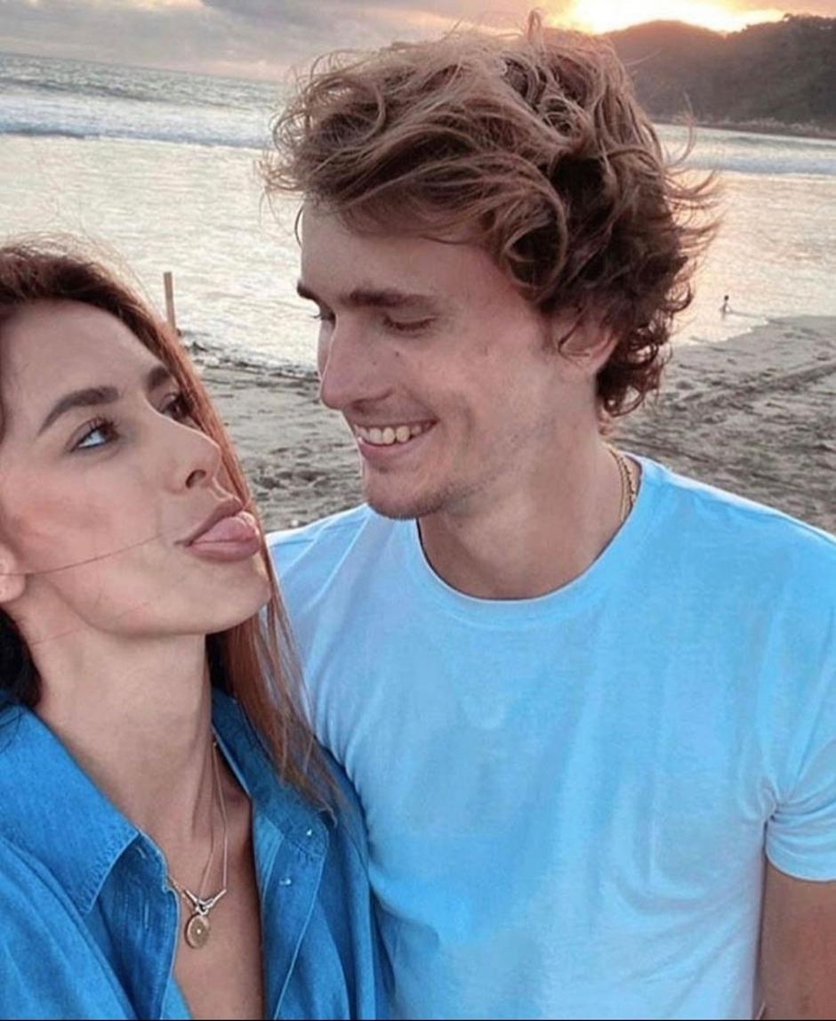 Alexander Zverev in Brenda Patea | Avtor: Profimedia