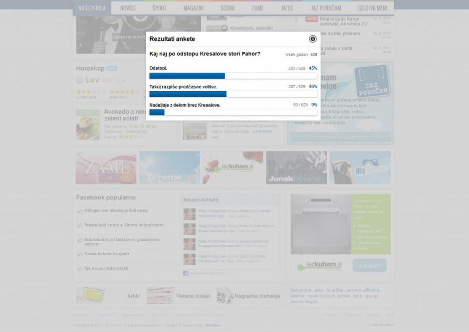 Anketa o Pahorju. | Avtor: Žurnal24 main