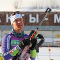 Teja Gregorin je na progo odrinila prva. (Foto: Slovenia Biathlon Team)