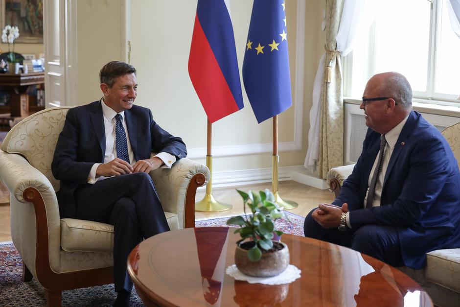 Borut Pahor, Jožef Horvat | Avtor: Saša Despot
