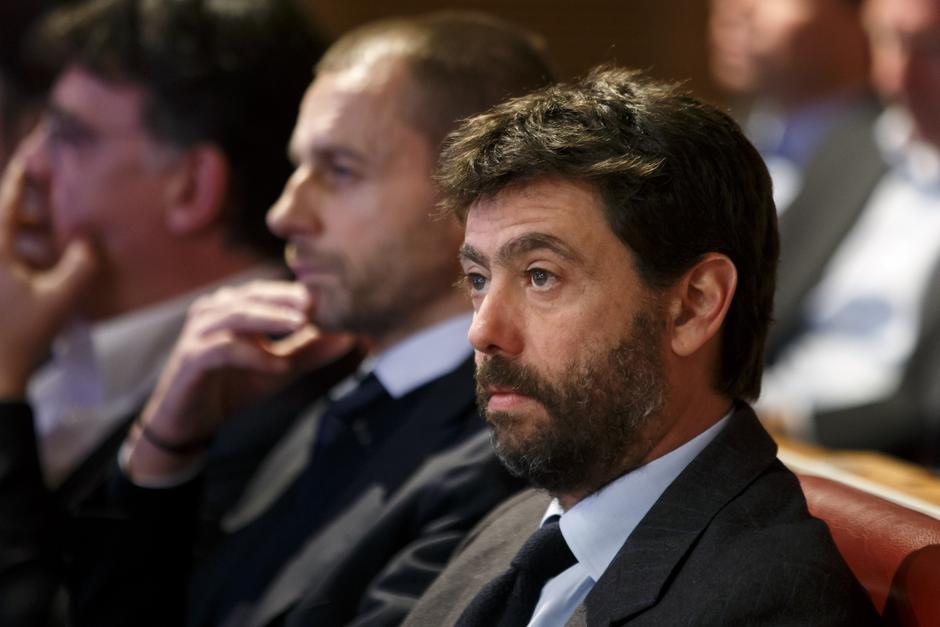 Aleksander Čeferin Andrea Agnelli | Avtor: Epa