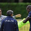 Prandelli Castellacci Balotelli zdravnik Italija trening Coverciano